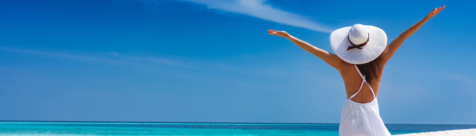 woman on beach